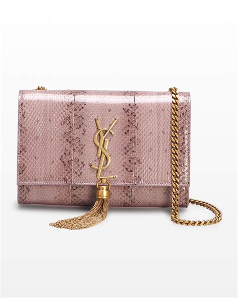 ysl bag snakeskin|Saint Laurent Kate Small YSL Snakeskin Crossbody Bag.